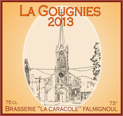 étiquette bière La Gougnies 2013
